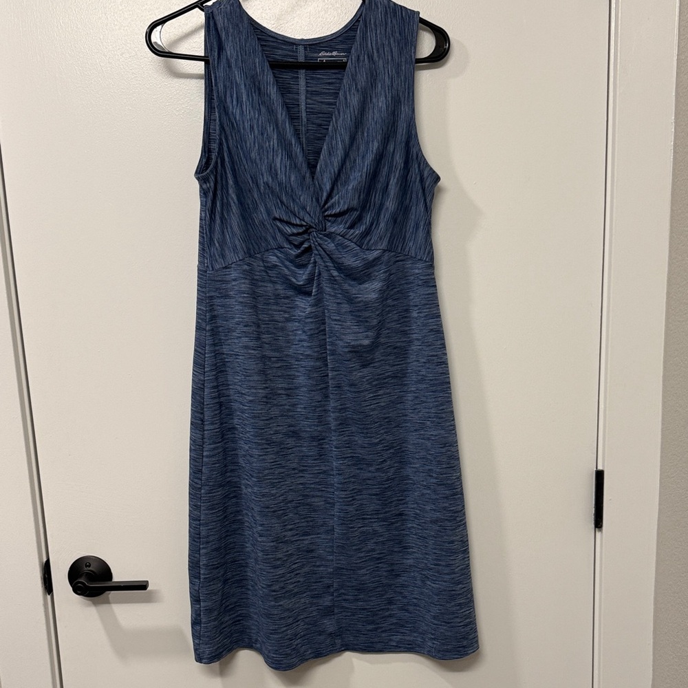 Eddie Bauer Blue Striped Women's Top